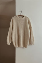 1990's CREAM KNIT JUMPER