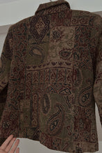 Y2K TEXTURED KILIM TAPESTRY JACKET | SIZE M