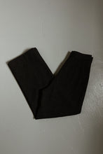 1970's CHARCOAL WOOL WIDE LEG TROUSERS | SIZE 27