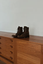 1980's DURANGO CHOCOLATE LEATHER ROPER BOOTS | SIZE 6