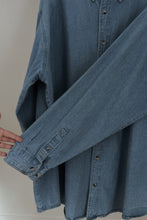 1990's DENIM WORK SHIRT | SIZE 4XL