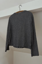 1990's JONES LINEN GINGHAM BOXY BUTTON BLOUSE | SIZE S/M