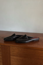 1990's ENZO STITCHED LEATHER LOAFER SLIDES | SIZE 8