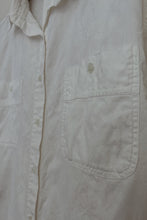 1980's ILIO COTTON FLORAL JACQUARD SHIRT | SIZE M