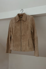 Y2K CAMEL SUEDE JACKET | SIZE S