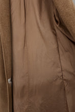 1980's CAMEL HAIR ROBE COAT | SIZE M