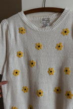 1990's RAMIE COTTON SUNFLOWER KNIT TEE