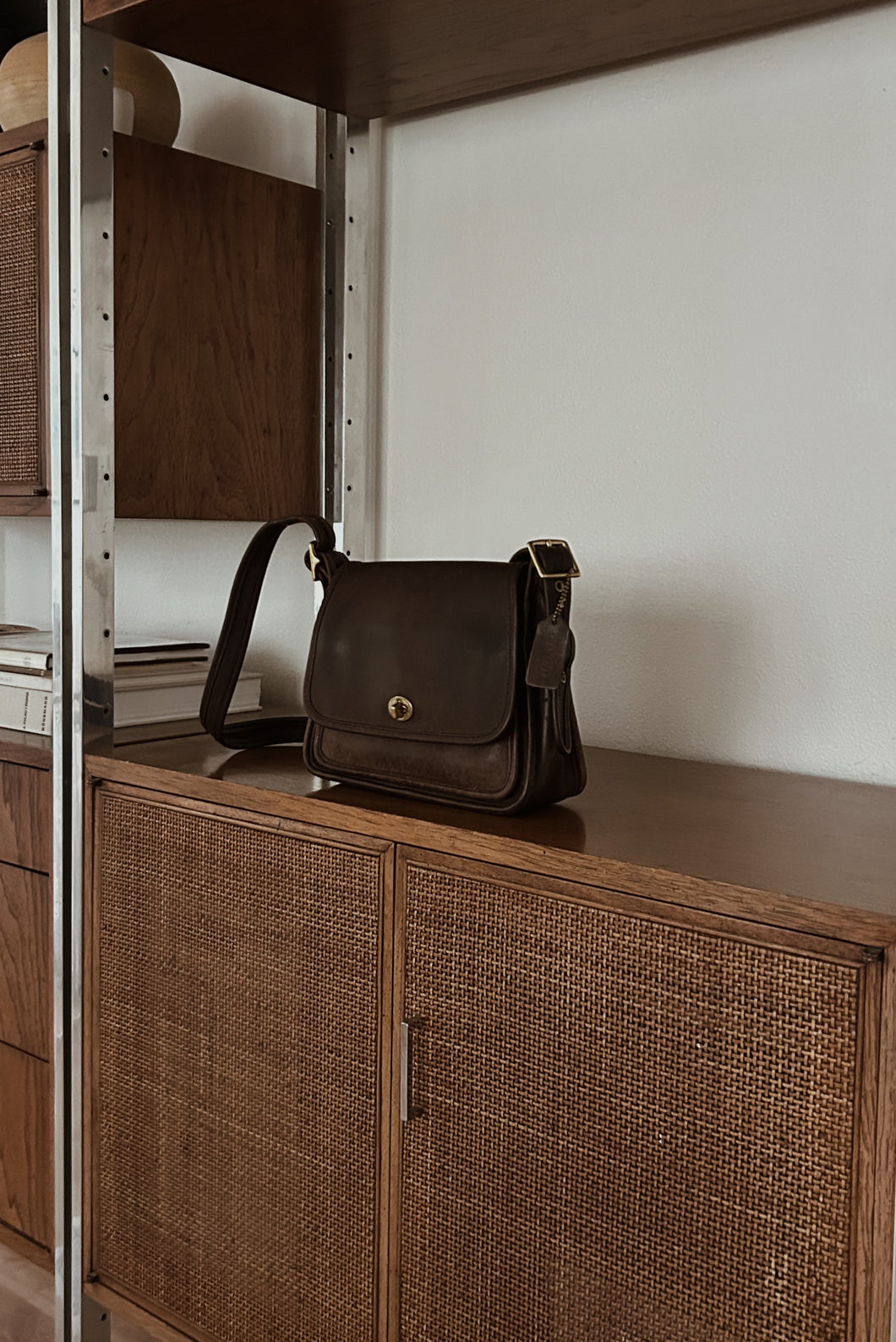1980's COACH CHOCOLATE LEATHER HANDBAG | 9