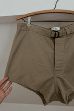 VINTAGE CARDED COTTON MILITARY SWIM TRUNKS | SIZE 30/31