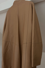 1990's CAMEL LEATHER JACKET | SIZE XL/XXL