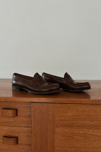 1980's OXBLOOD BASS LEATHER PENNY LOAFERS | SIZE 6.5