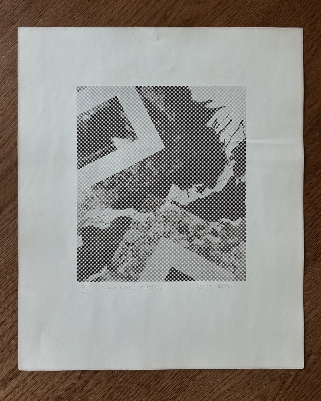 1971 ULTRA RARE ROBERT REED (YALE AT NORFOLK) SIGNED LIMITED EDITION PRINT | 15