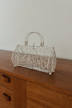 1970's METAL SCRIBBLE WIRE HANDBAG
