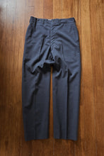 1960's NAVY WOOL MENSWEAR TROUSERS | SIZE 29