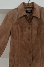Y2K CAMEL SUEDE JACKET | SIZE S
