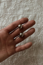 1980's HAMMERED STERLING BALL POSTS I
