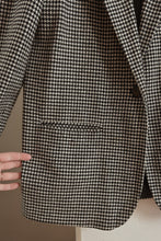 1990's HOUNDSTOOTH WOOL BLAZER