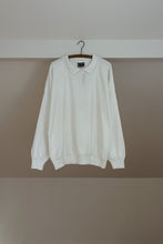 1980's WHITE COTTON OVERSIZED POLO RAGLAN | SIZE XL