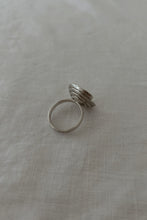 1990's STERLING SILVER  + COPPER WIRE FLORAL ARTISAN RING | SIZE 8