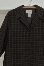 1990's EDDIE BAUER WOOL TWEED FLANNEL BLAZER | SIZE M/L