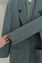 1990's SEA GREEN WOOL BLAZER | SIZE M/L