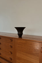 VINTAGE RARE NOZOMI FUJII BLACK JAPANESE STUDIO CERAMIC VASE