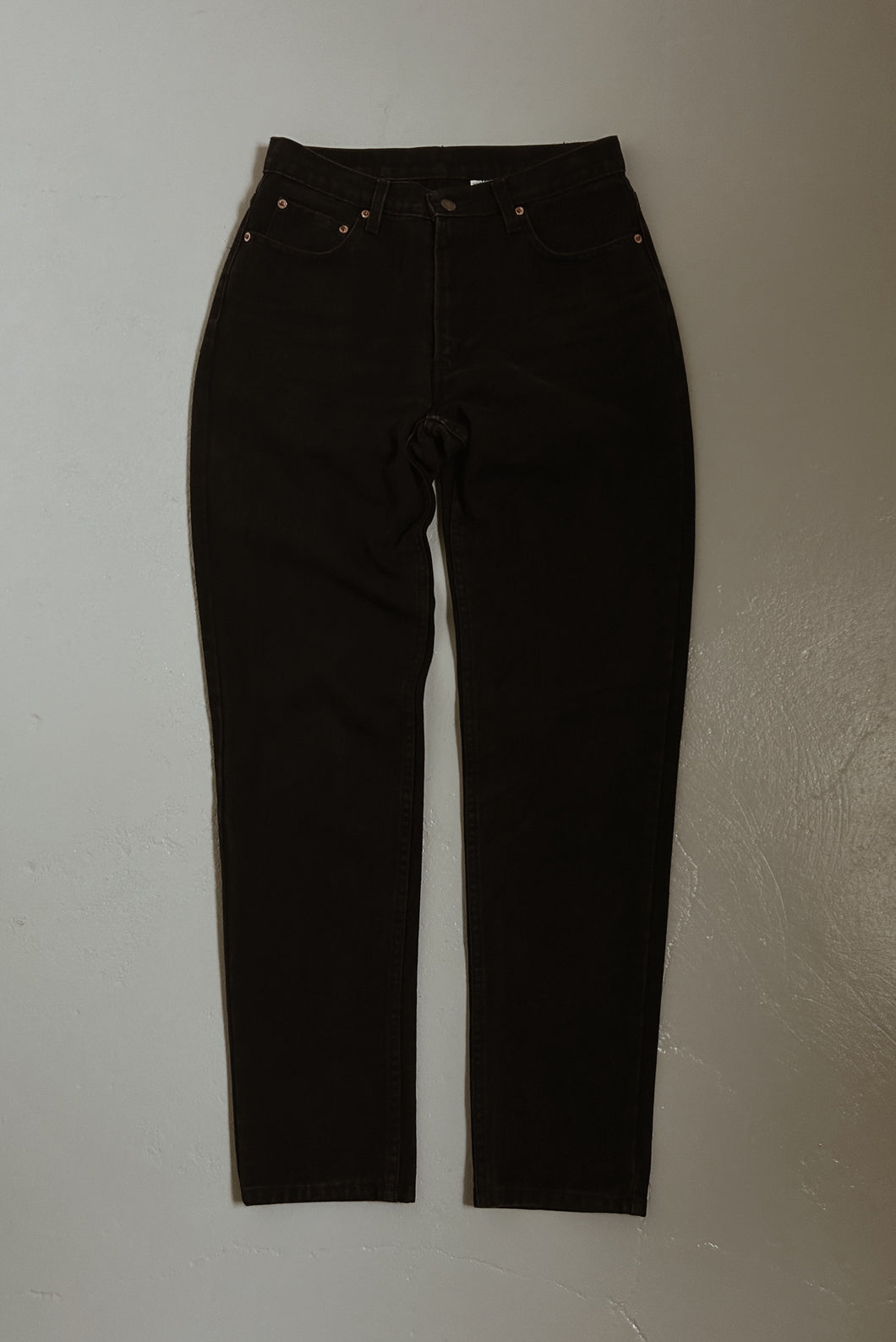 1990's JORDACHE CLASSIC BLACK DENIM | SIZE 29