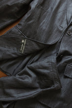 1990's NAVY LINEN + WOOL SUIT | SIZE 27