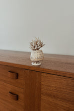 1950's SHELL TOOTHPICK HOLDER WITH SHELL PICKS