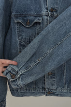 1990's HARLEY DAVIDSON DECAL DENIM JACKET | SIZE M
