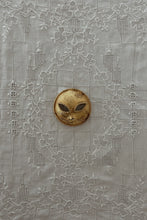 1970's BRASS CAT MASK BROOCH