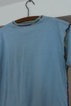 1970's LOVE MEANS NOTHING TO A TENNIS PLAYER RAINBOW TRIM TEE | SIZE M