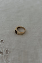 1960's 10KT SOLID GOLD RUBY GARNET RING | SIZE 7
