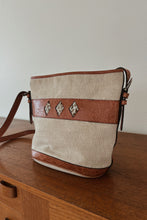 1980's WESTERN WOVEN BUCKET BAG