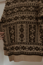 1970's CAMEL NORDIC SLUB CARDIGAN | SIZE M