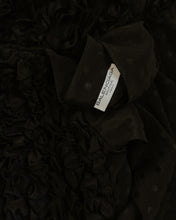 1980's BALENCIAGA BLACK OFF SHOULDER BLOUSE | SIZE M