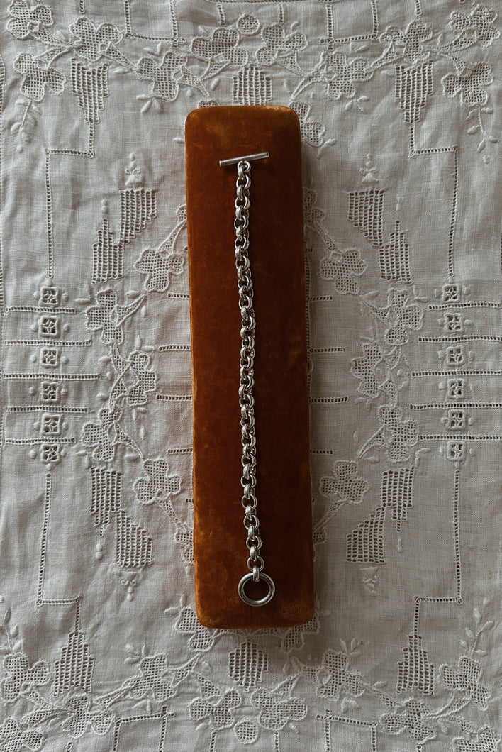 1980's CHUNKY 925 STERLING SILVER LINK BRACELET II