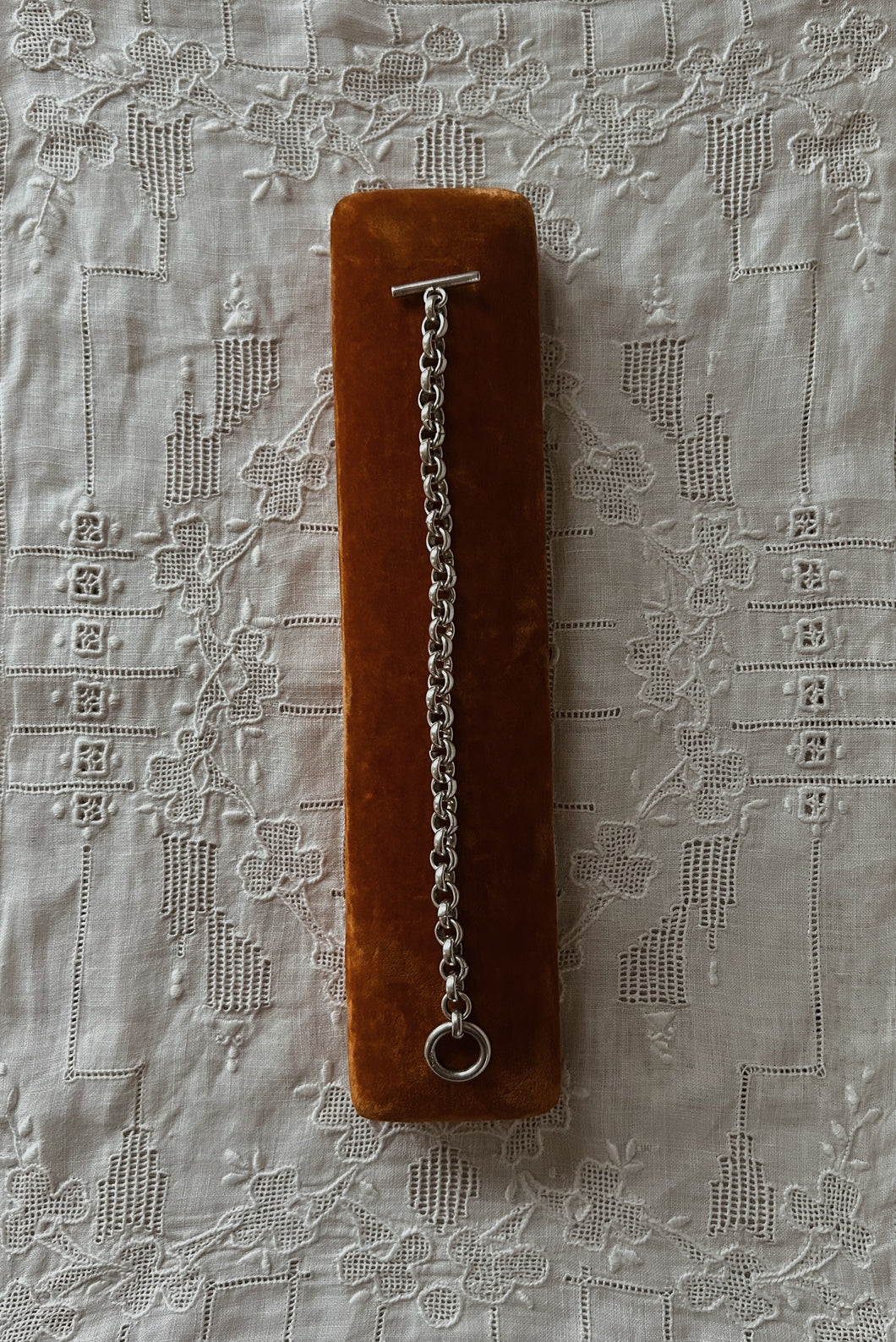 1980's CHUNKY 925 STERLING SILVER LINK BRACELET II