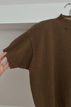 1990's OLIVE RAMIE COTTON MOCK NECK TEE | SIZE M