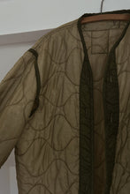 1970's M-65 OLIVE QUILTED FIELD LINER | SIZE L