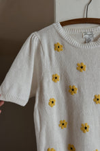 1990's RAMIE COTTON SUNFLOWER KNIT TEE