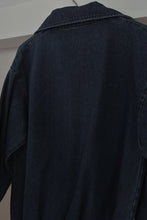 1990's J. PETERMAN THICK DENIM ANORAK | SIZE S/M