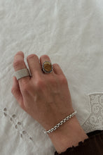 1990's STERLING SILVER MESH BAND | SIZE 7.5