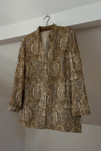 1990's LAURA ASHLEY GOLD BROCADE JACKET | SIZE M/L