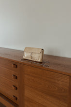 1990's TANNER ITALIAN EMBOSSED LEATHER BAG | CHAIN STRAP