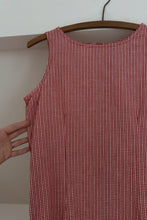 1990's RED GINGHAM COTTON MINI DRESS | SIZE S
