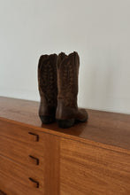 1990's ARIAT WESTERN LEATHER COWBOY BOOTS | SIZE 7.5
