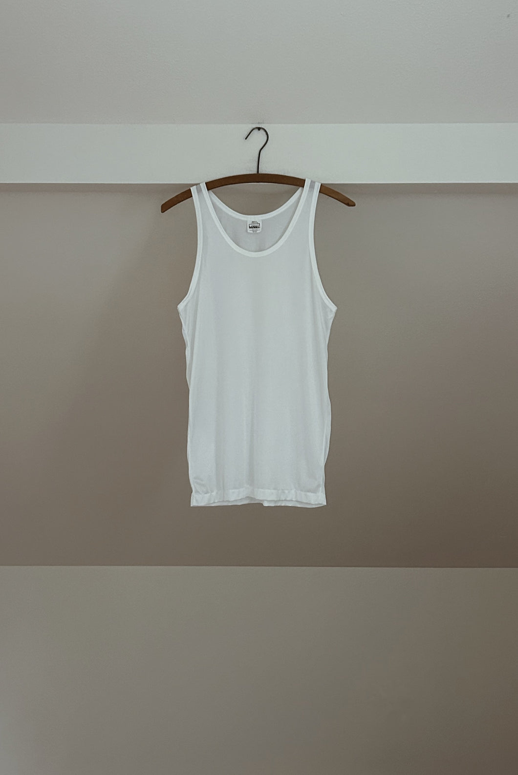 1970's M WARD PEARL NYLON TANK | SIZE S/M