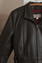 Y2K BLACK LEATHER WRAP JACKET