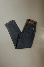 1990's CLASSIC RED STRIPE STOVEPIPE DENIM | SIZE 25/26